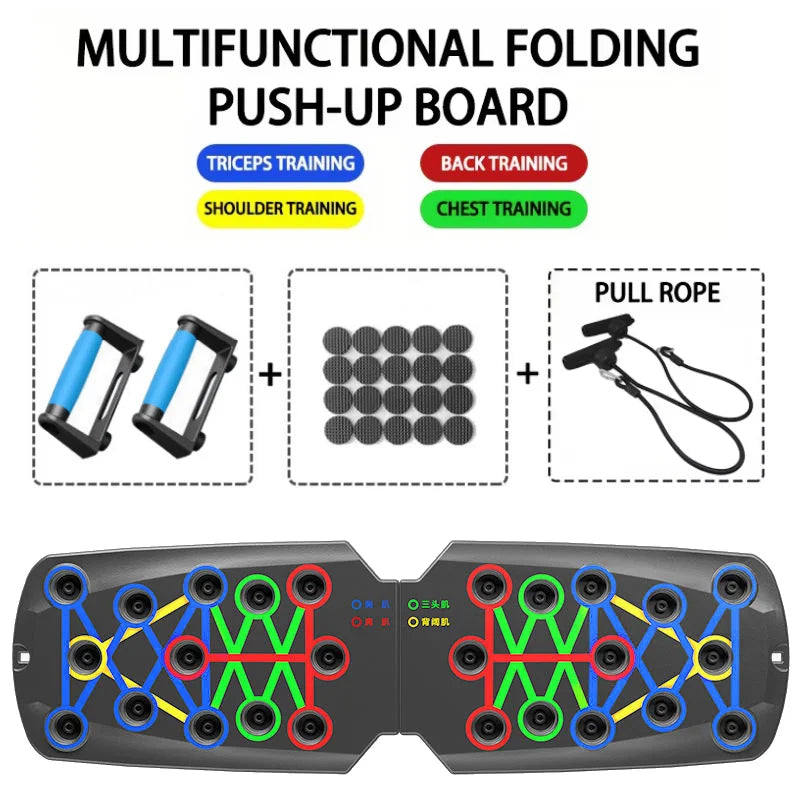 Multifunctional Portable Push-Up Training Board for Chest and Abdominal Muscle Development